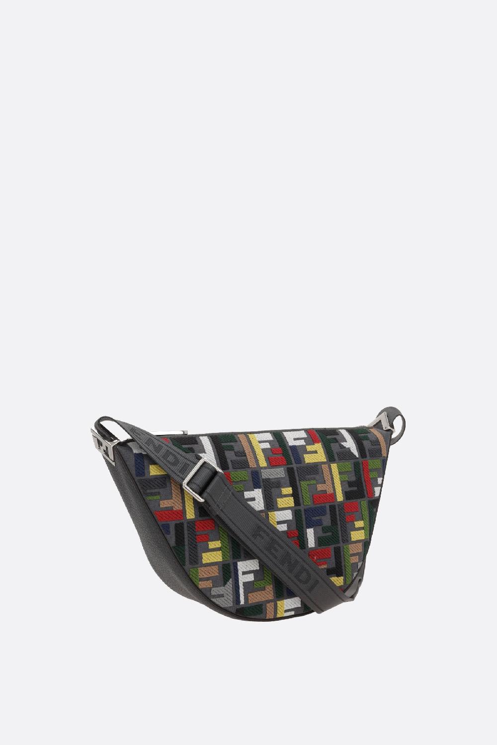 FENDI borsa a tracolla Fendi Melon small in canvas FF Negozi Online