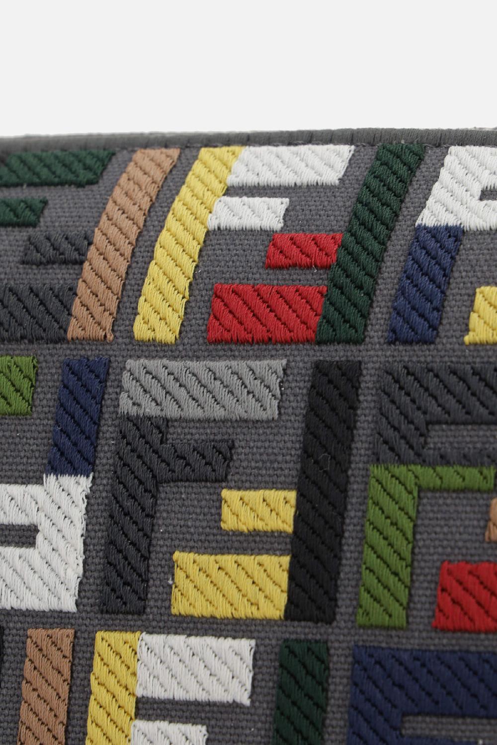 FENDI borsa a tracolla Fendi Melon small in canvas FF Negozi Online
