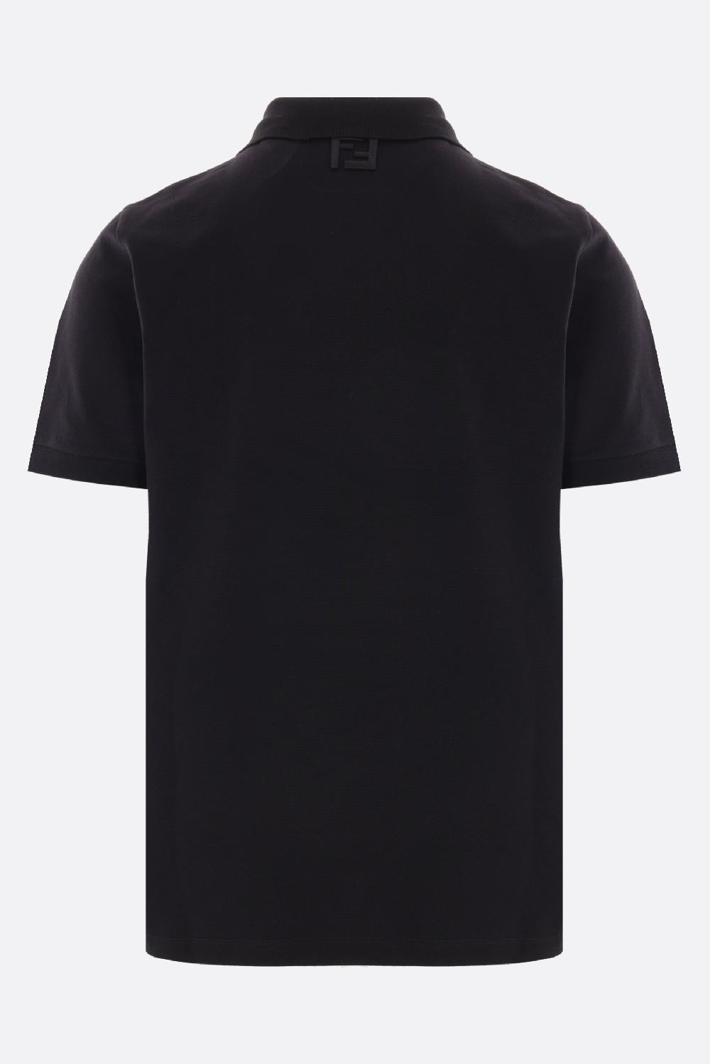 FENDI polo Fendilicious in piquet Consegna Veloce