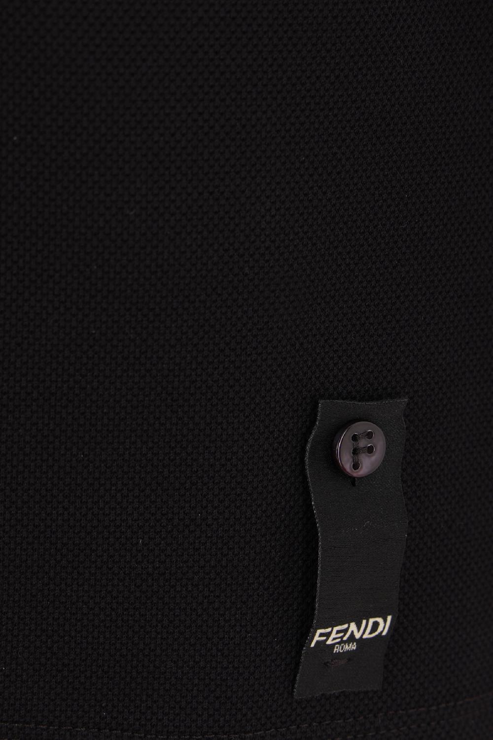 FENDI polo Fendilicious in piquet Consegna Veloce