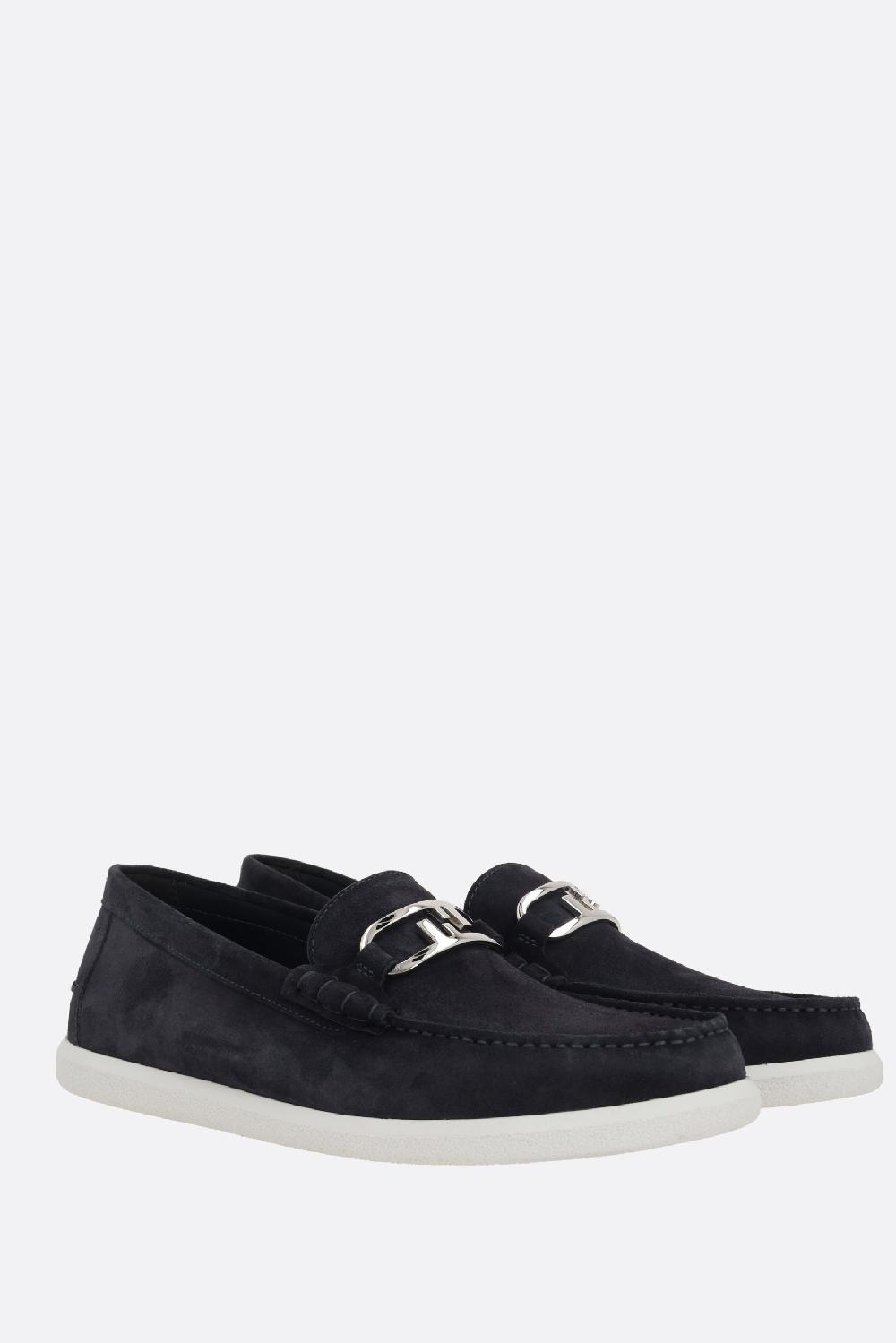 FENDI mocassino Fendi O'Lock Light in suede Shopping Online