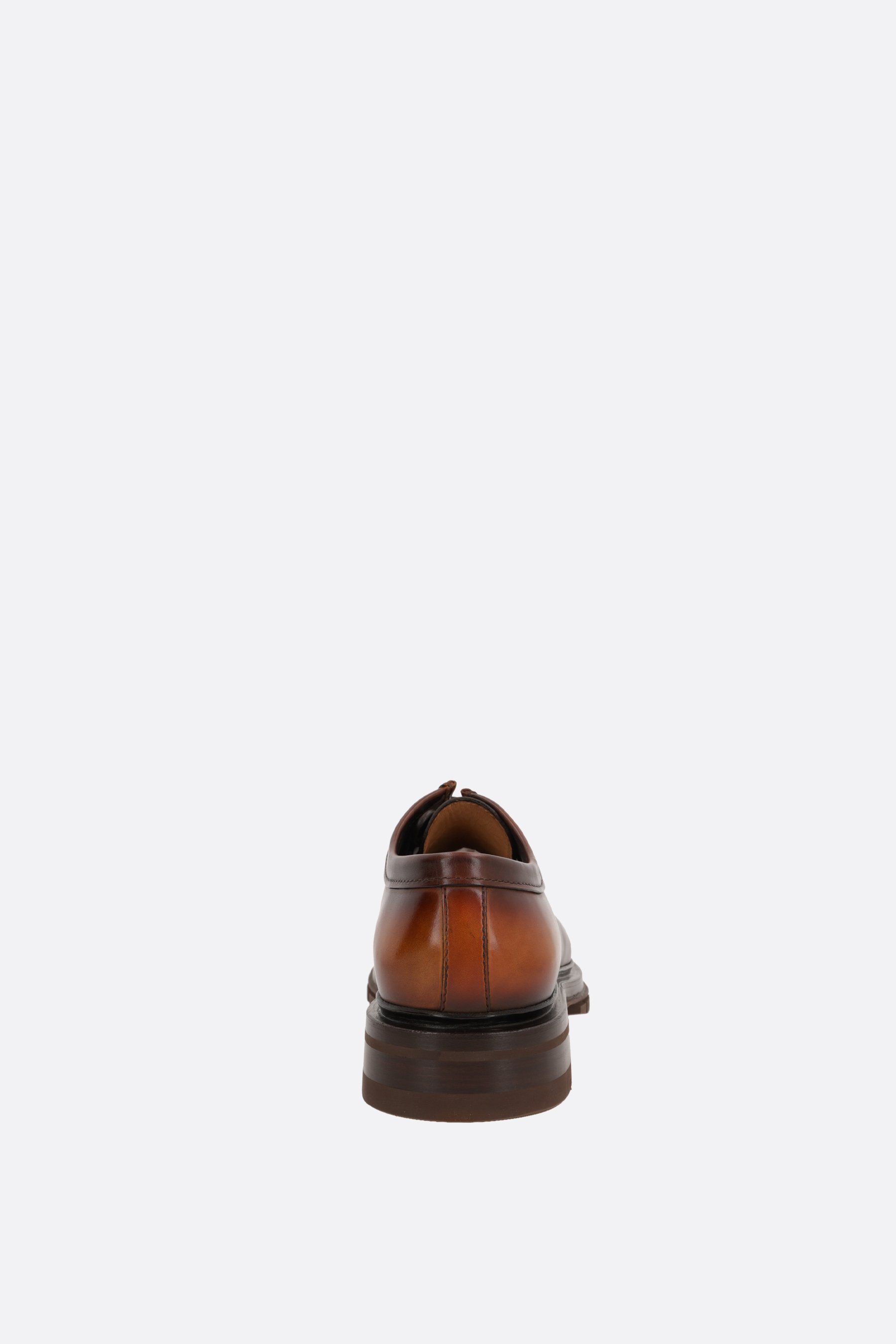 SANTONI scarpa derby Emlyn in pelle liscia Offerte