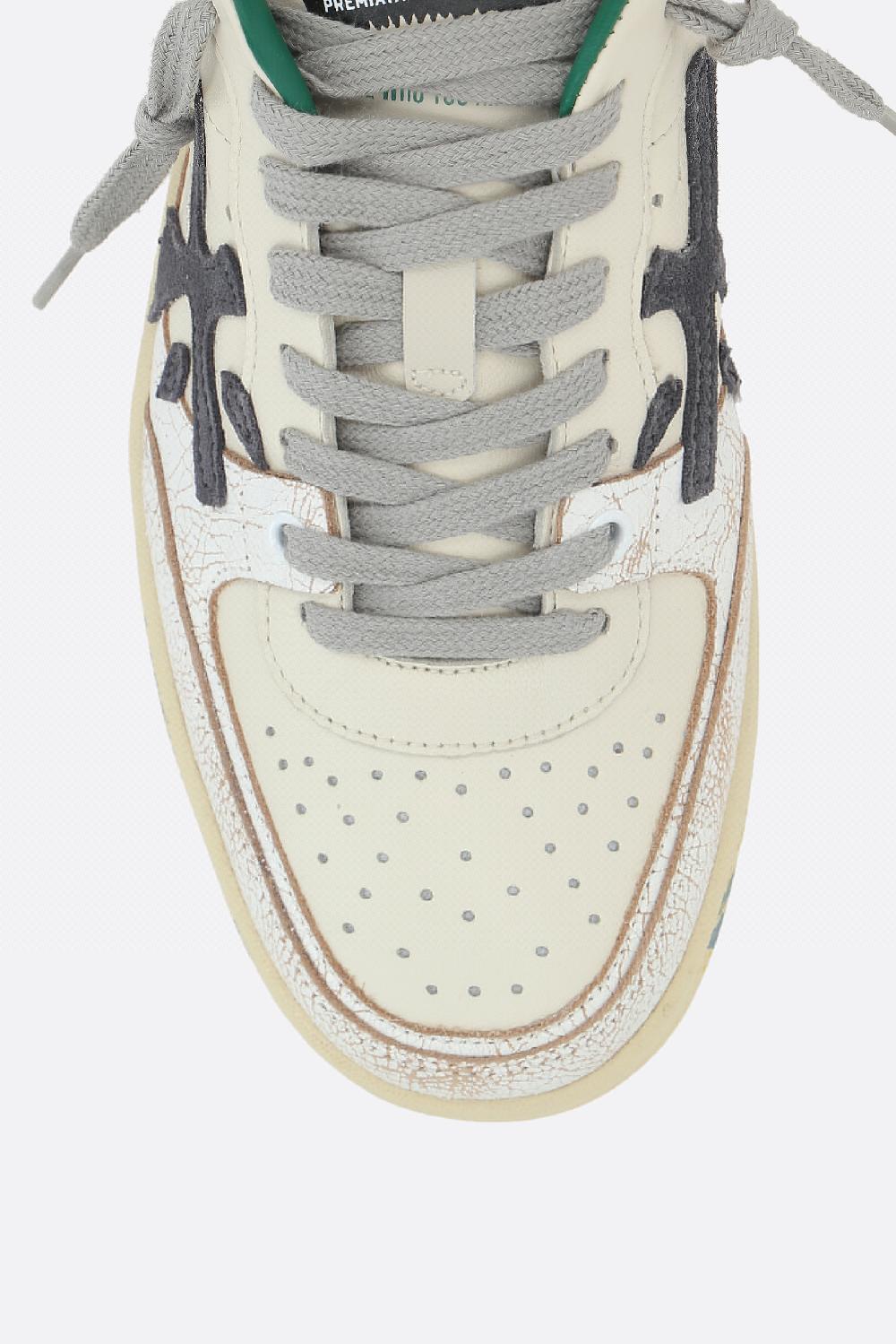 PREMIATA sneaker BSKT CLAY in pelle liscia e craquelé Negozio online di fabbrica