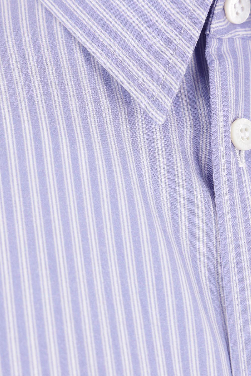 BALENCIAGA camicia oversize Fluida in popeline a righe Shopping online