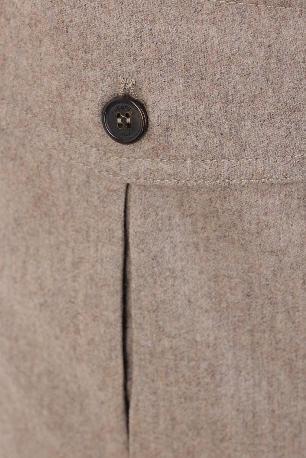 INCOTEX pantalone cargo in lana e cashmere Offerta Giorno del Papà