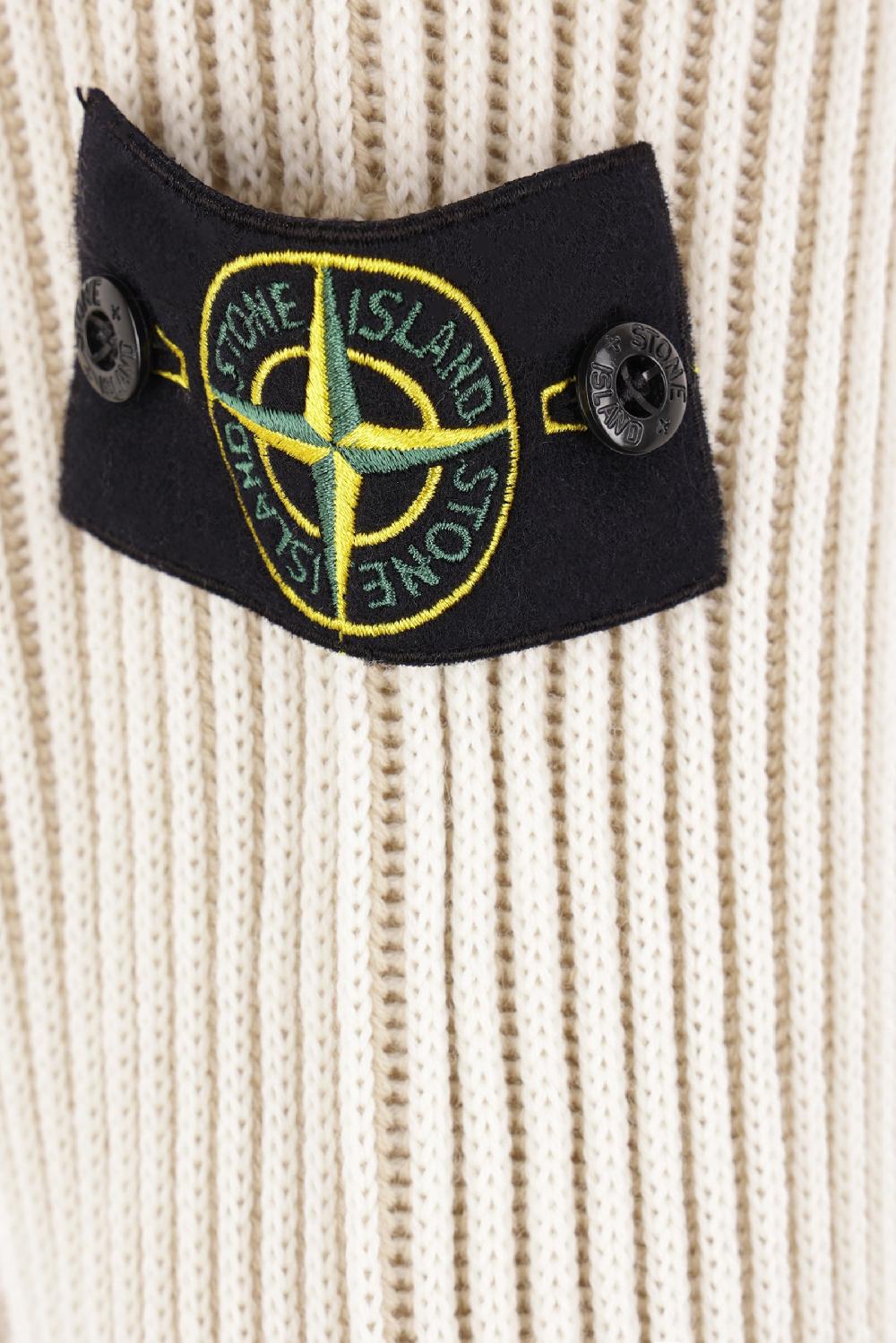 STONE ISLAND dolcevita in lana a coste Latest stili