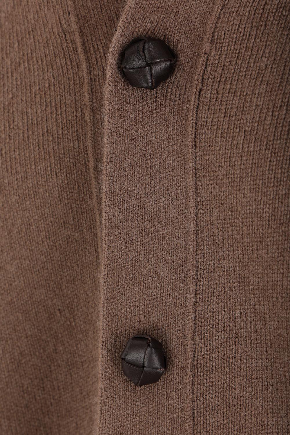BOTTEGA VENETA cardigan in lana compatta Offerta speciale della fabbrica