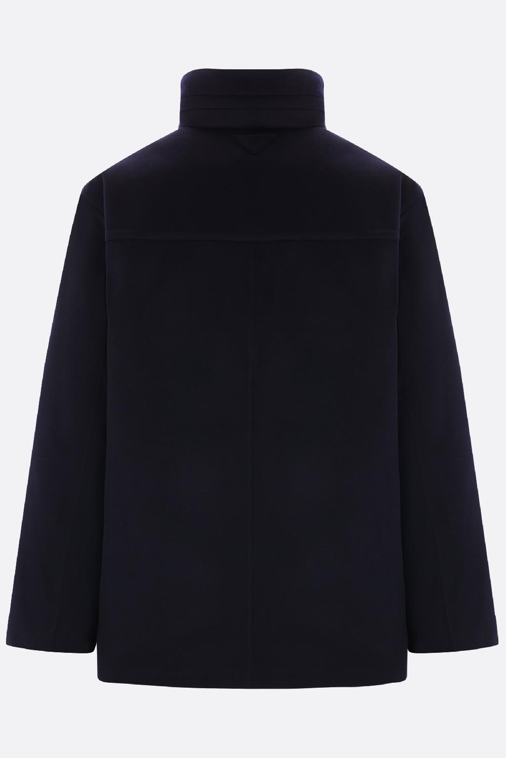 PRADA giubbotto oversize in cashmere con piumino removibile Super sconto