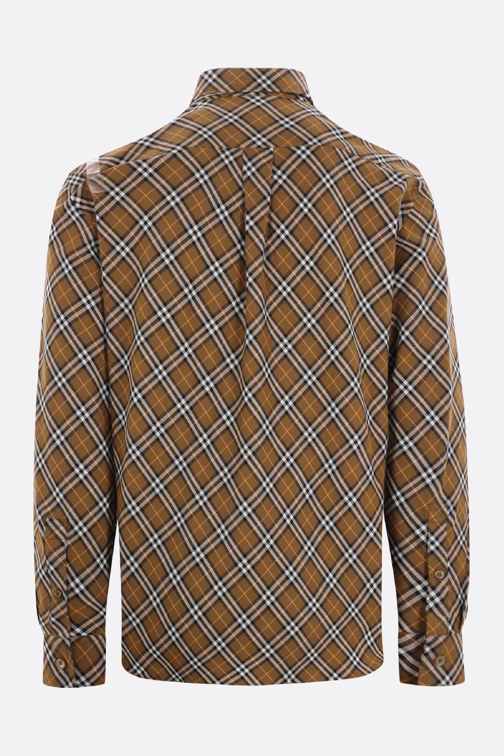 BURBERRY camicia in cotone Check Trasporto libero internazionale