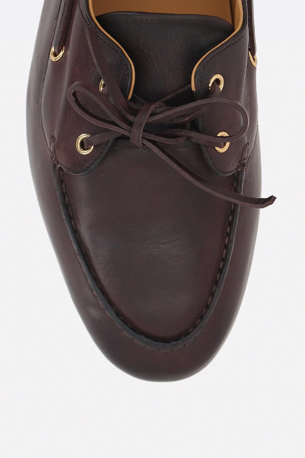 BALLY mocassino stringatto Pathy in pelle liscia Duty-free