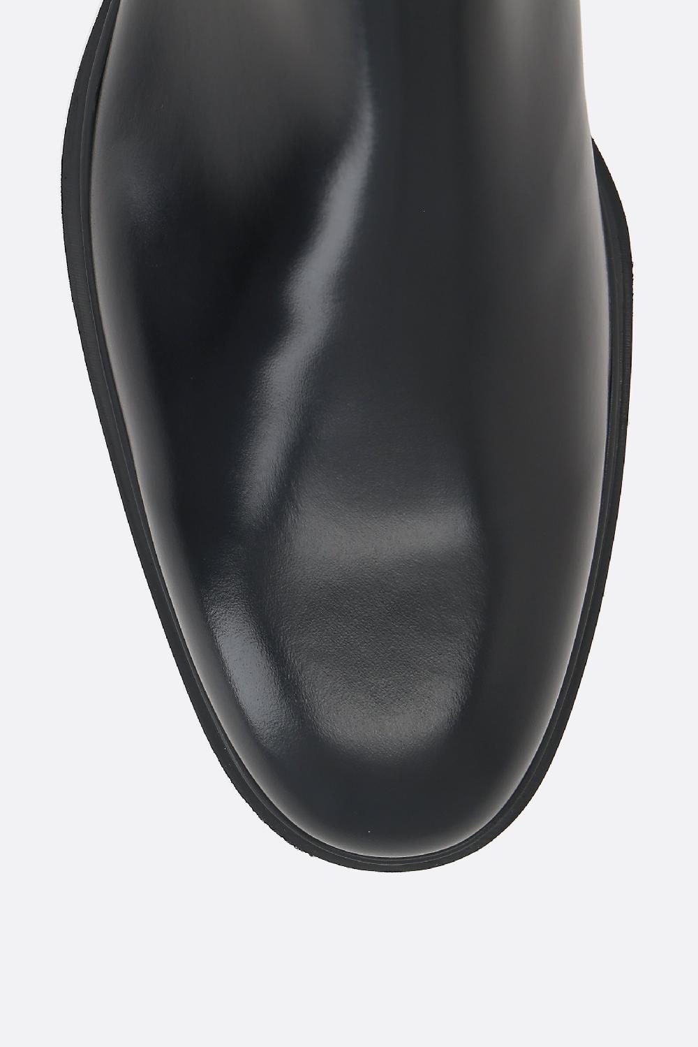 SANTONI stivaletto Easy in pelle lucida Sconti questo mese
