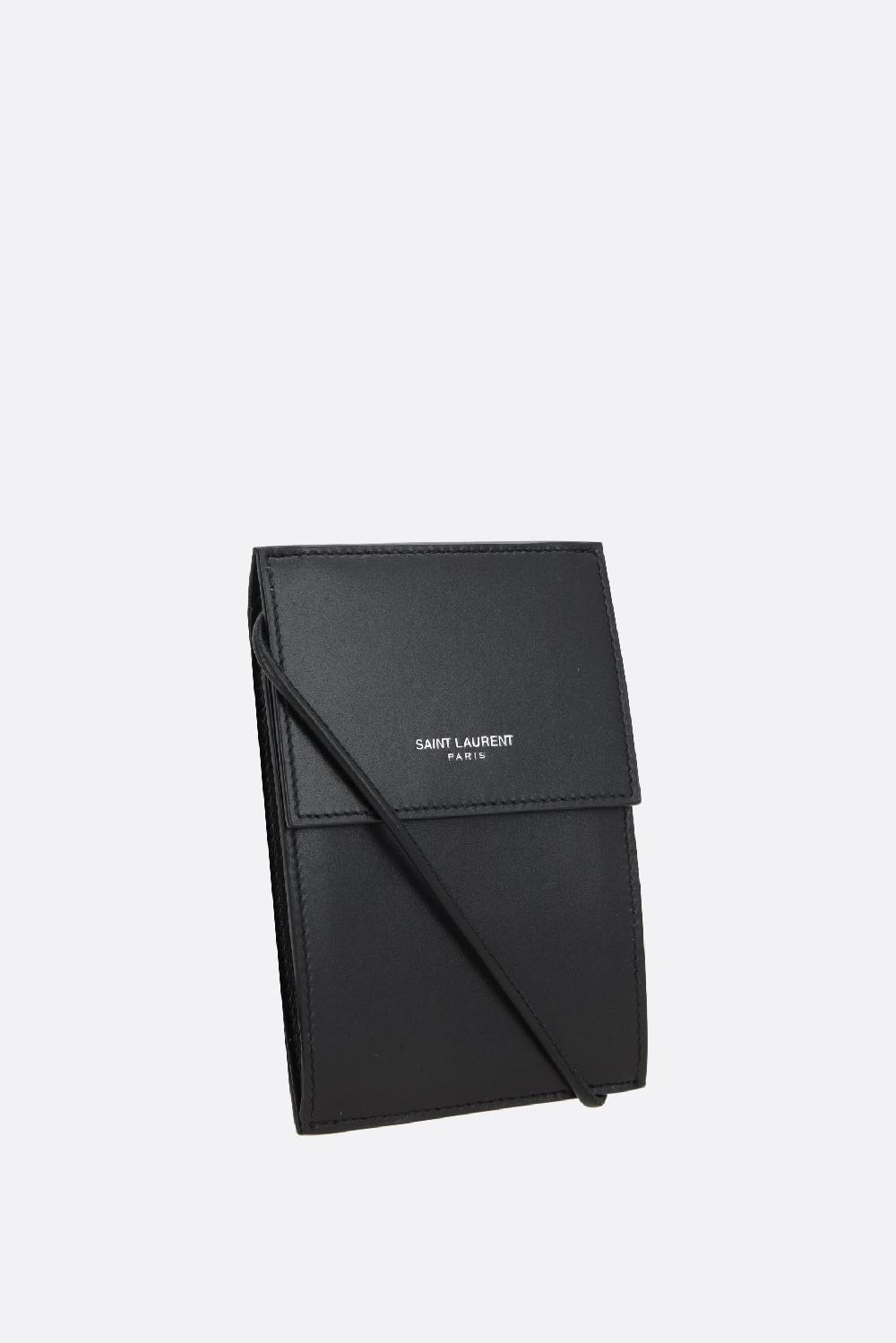 SAINT LAURENT mini borsa in pelle liscia Italia