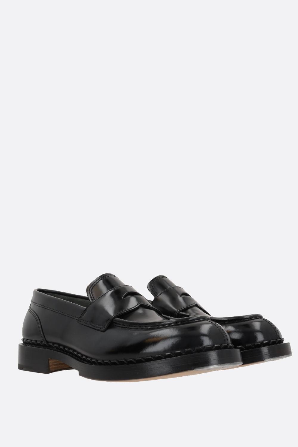 SANTONI X 10 CORSO COMO mocassino in pelle lucida Promozione