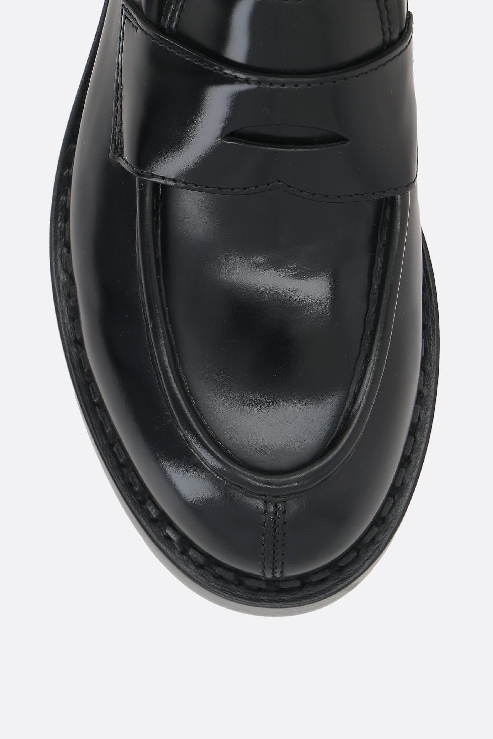 SANTONI X 10 CORSO COMO mocassino in pelle lucida Promozione