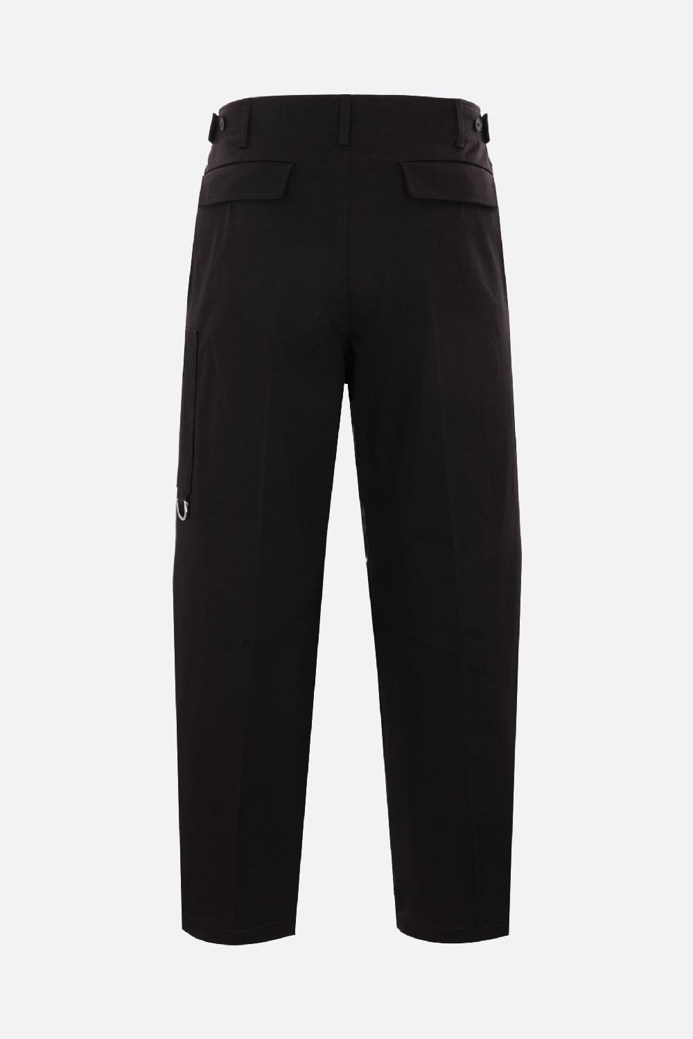 FENDI pantalone cargo in gabardine Pezzi Unici