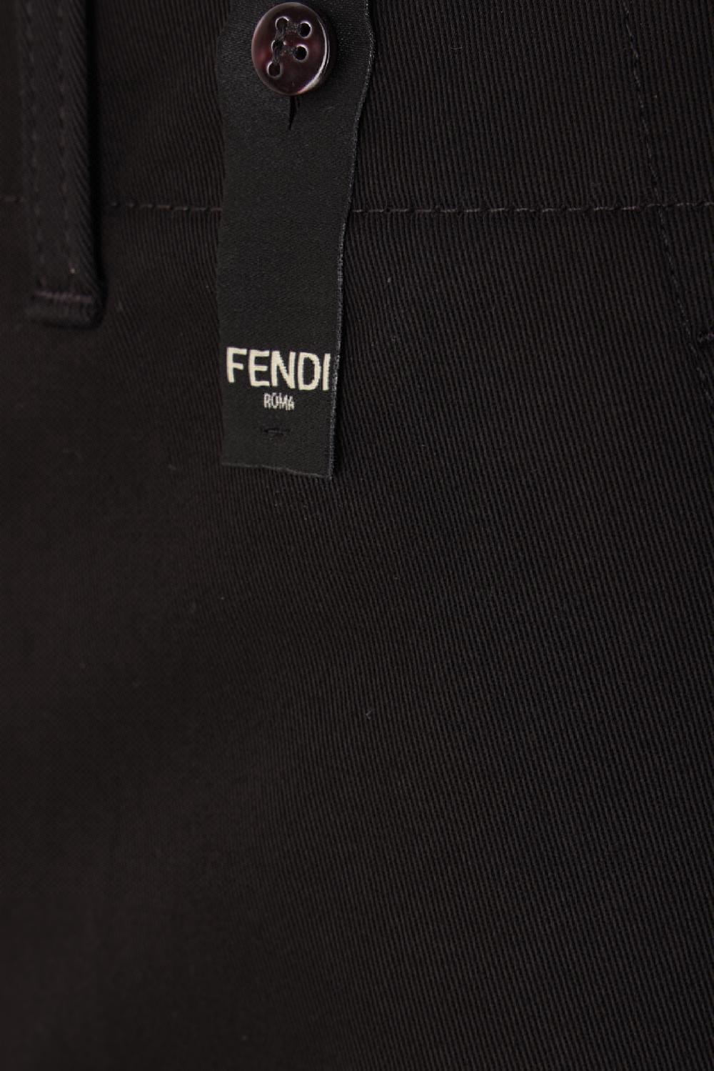 FENDI pantalone cargo in gabardine Pezzi Unici