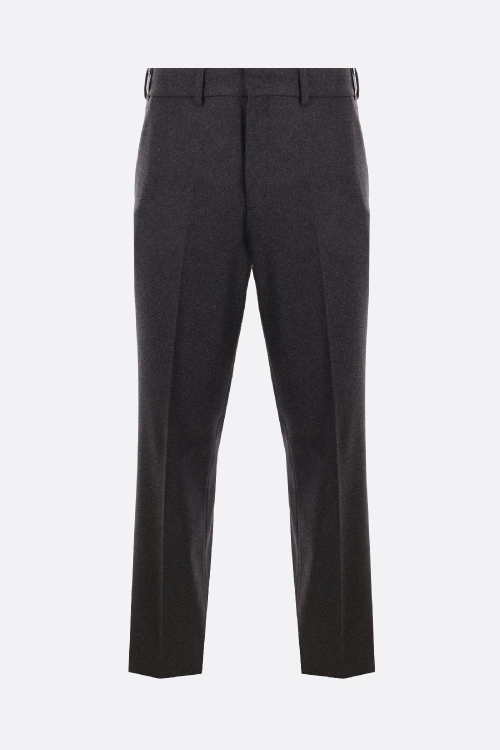 FENDI pantalone a gamba dritta in cashmere stretch