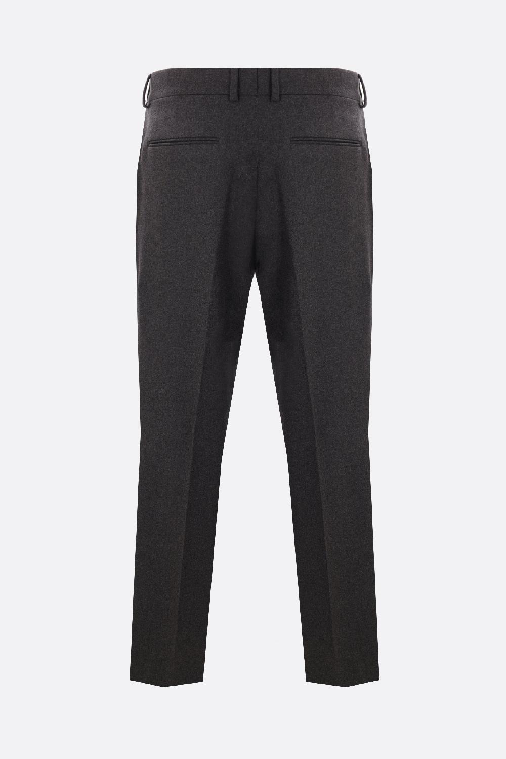 FENDI pantalone a gamba dritta in cashmere stretch Soddisfazione Garantita
