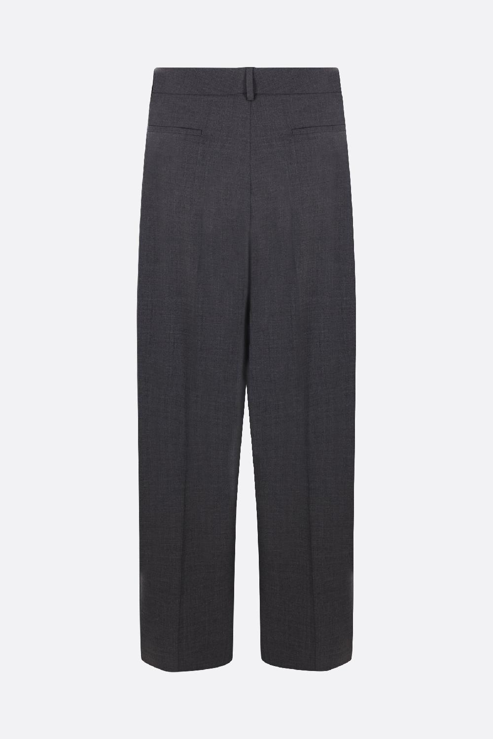 VALENTINO GARAVANI pantalone loose-fit in lana Consegna Veloce