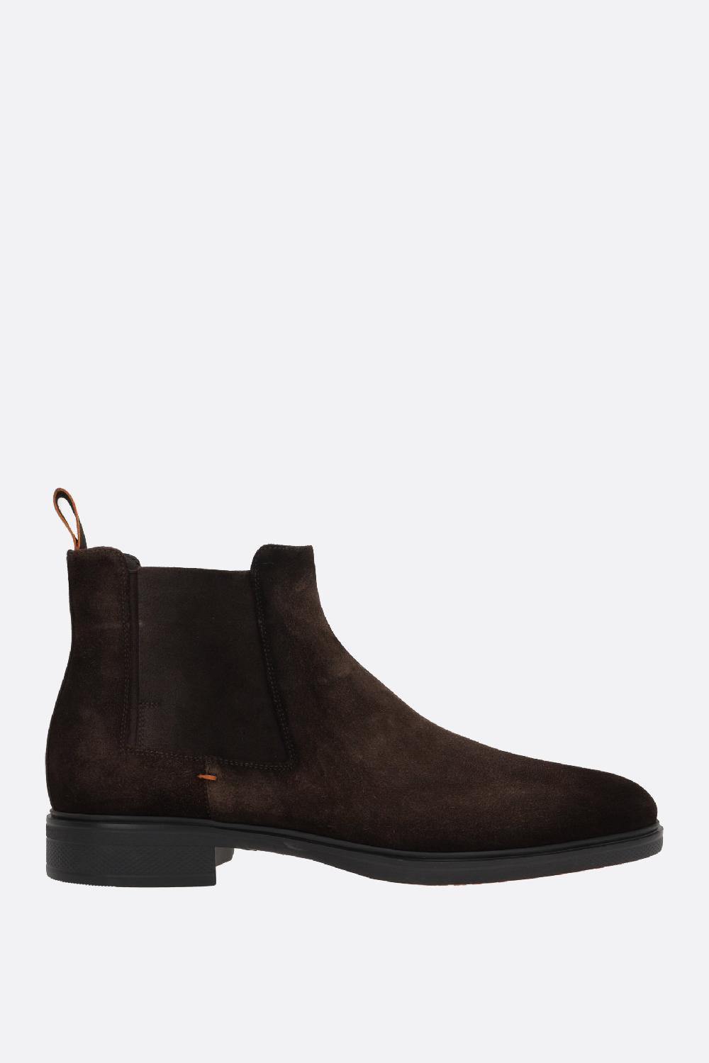 SANTONI stivaletto Easy in suede