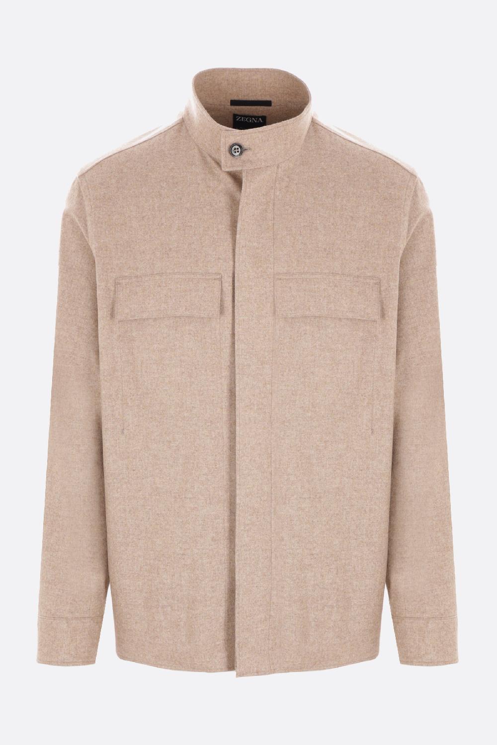 ZEGNA giacca-camicia in Oasi Cashmere Novità