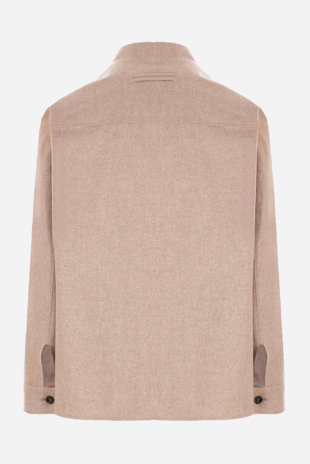 ZEGNA giacca-camicia in Oasi Cashmere Novità