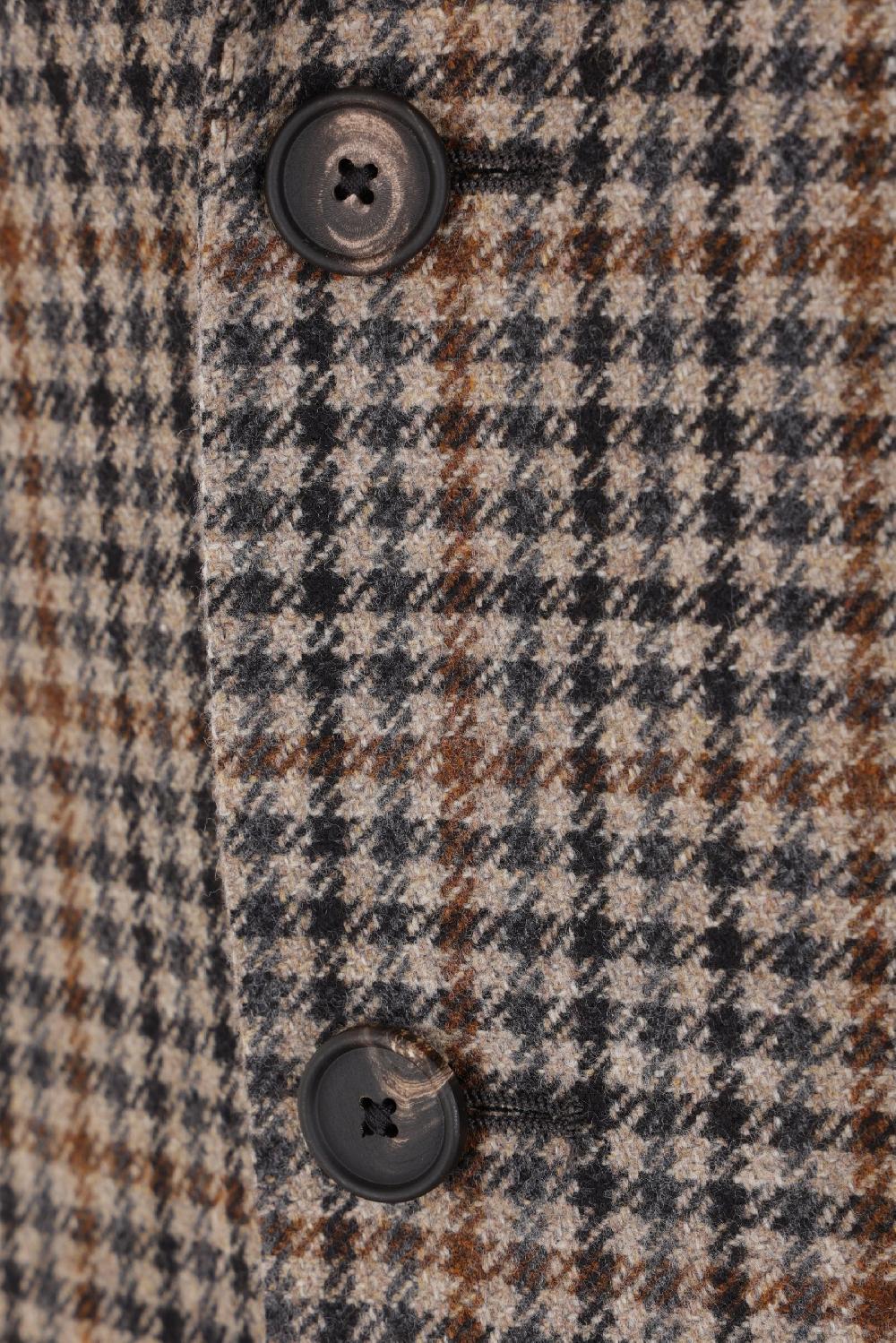 TAGLIATORE giacca monopetto in lana check Sconto