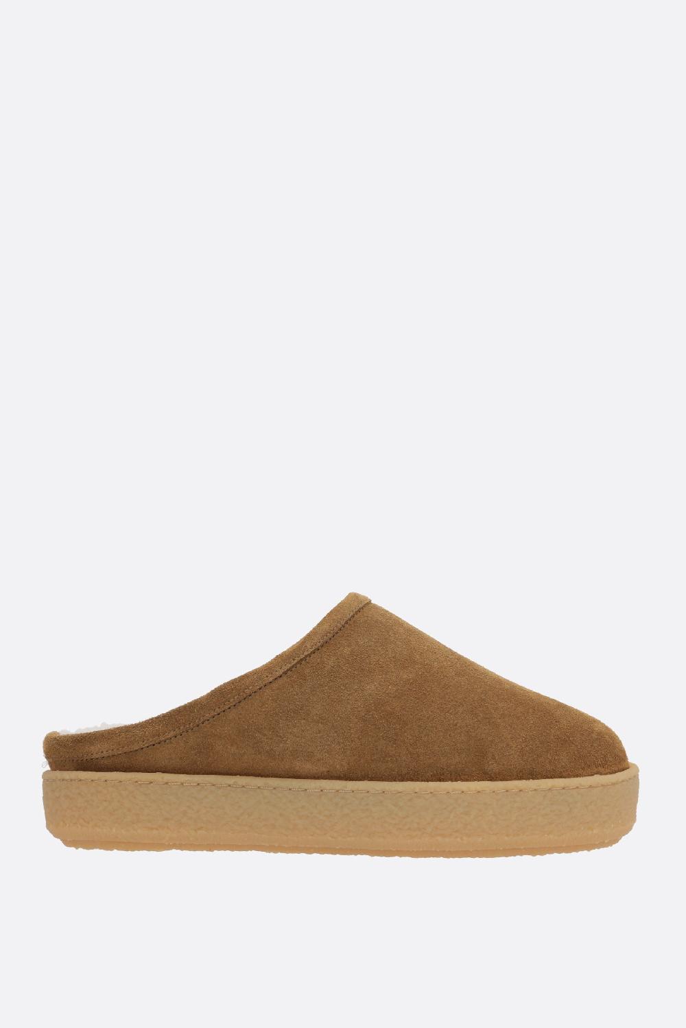 ISABEL MARANT mule flat Fozee in suede