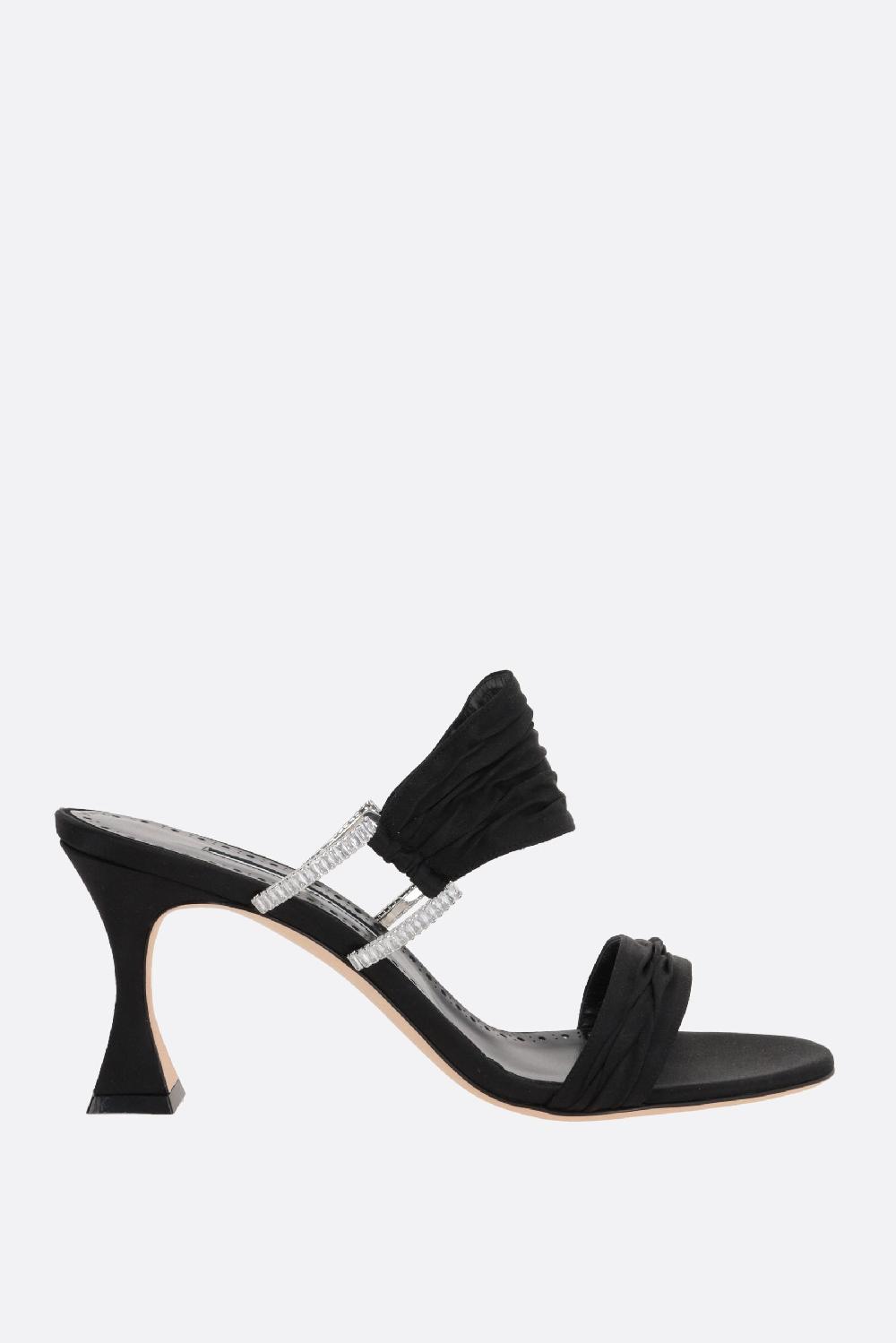 MANOLO BLAHNIK sandalo mule Chinap in raso