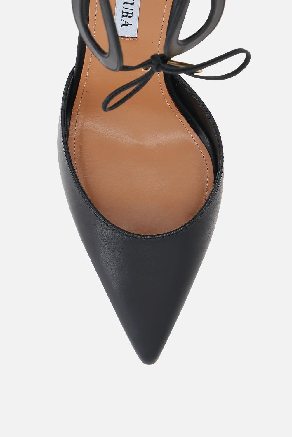 AQUAZZURA décolleté Tessa in pelle liscia Offerta esclusiva