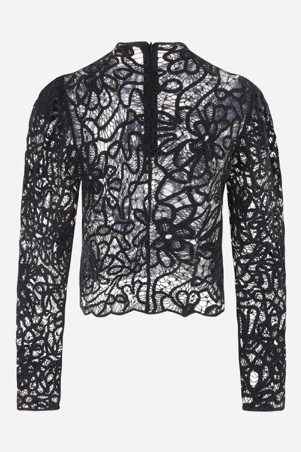 ISABEL MARANT top cropped Neline in pizzo Offerta natalizia