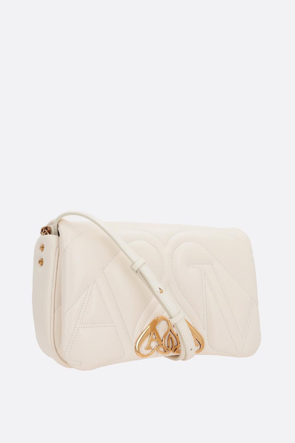 ALEXANDER McQUEEN borsa a spalla Seal small in nappa matelassé Vendita calda