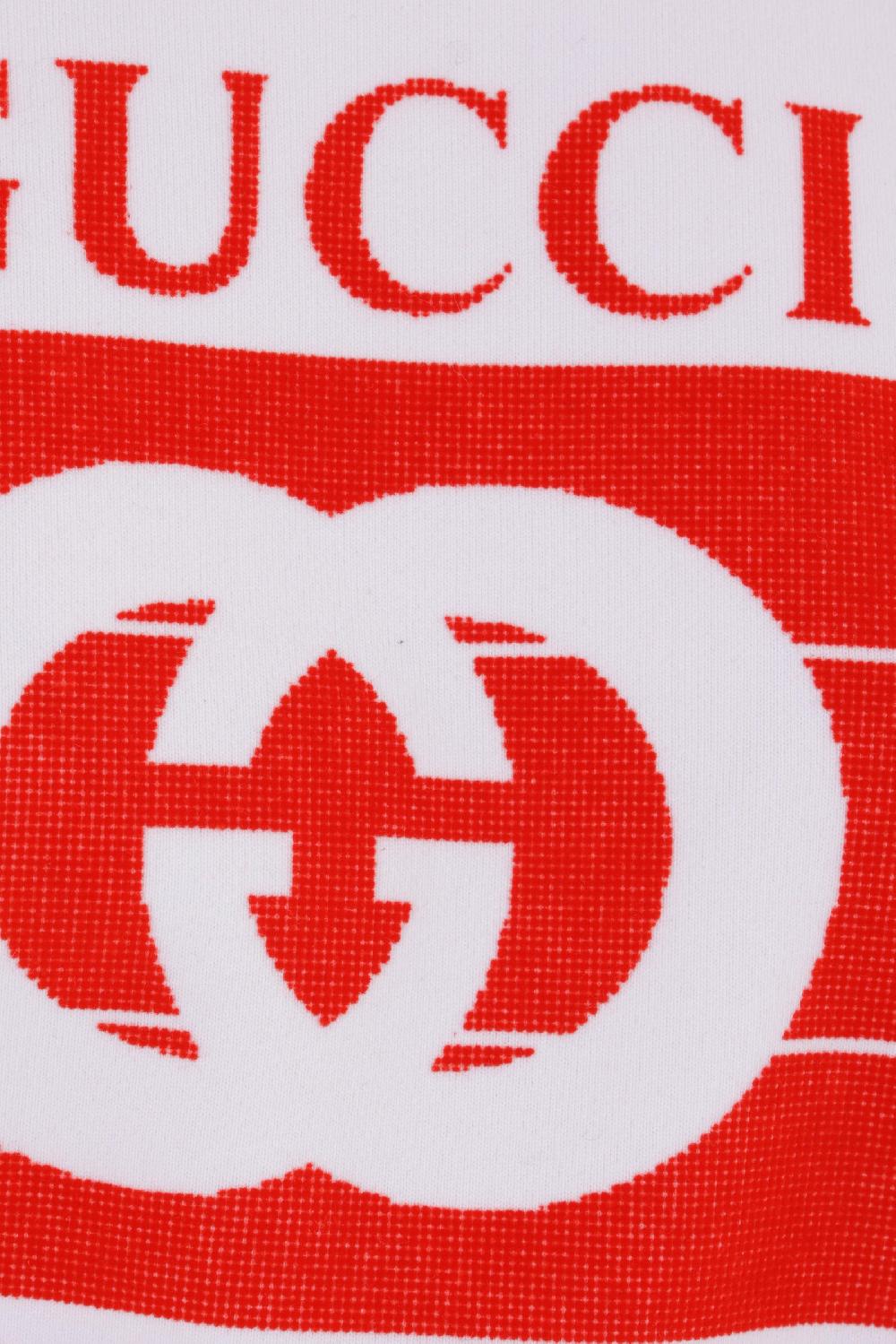 GUCCI felpa in jersey stampa Gucci Vintage Online Outlet