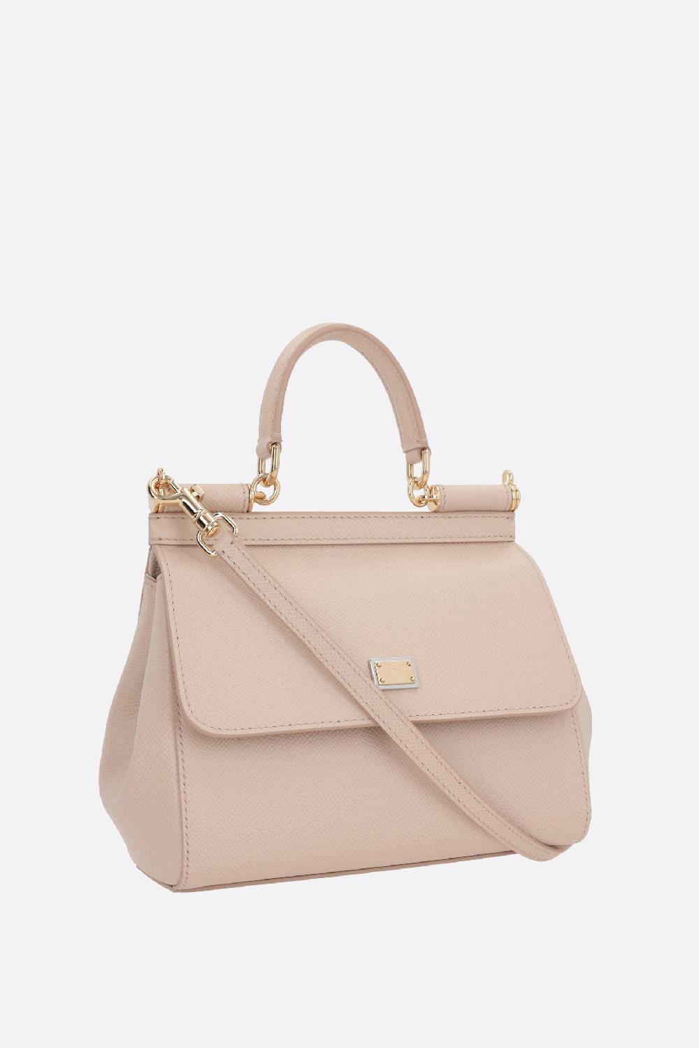 DOLCE & GABBANA borsa a mano Sicily small in pelle Dauphine Offerte esclusive