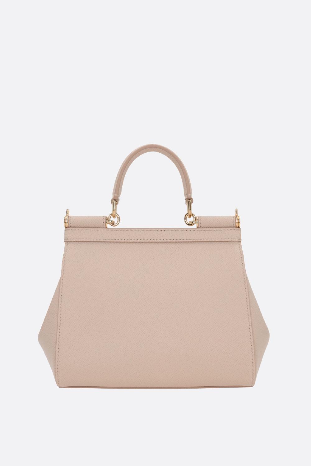 DOLCE & GABBANA borsa a mano Sicily small in pelle Dauphine Offerte esclusive