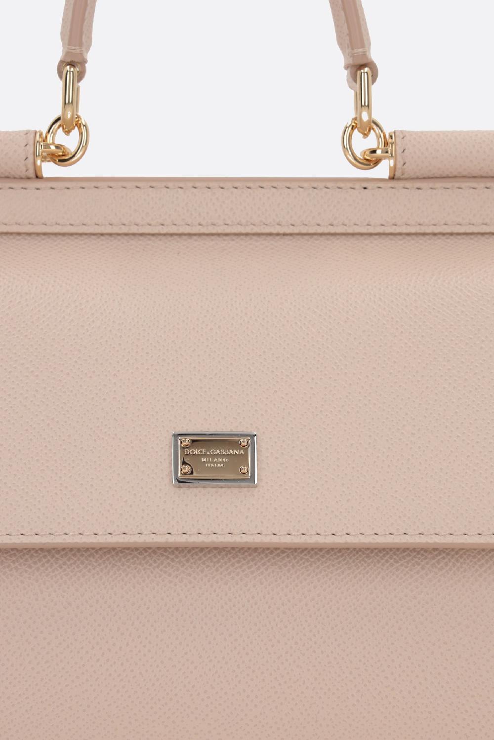 DOLCE & GABBANA borsa a mano Sicily small in pelle Dauphine Offerte esclusive