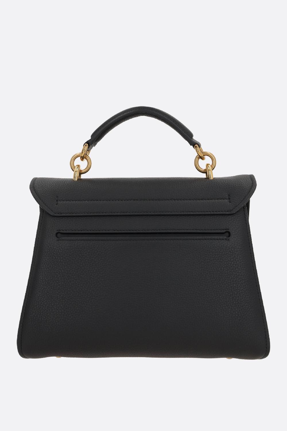 FERRAGAMO borsa a mano Margot in pelle martellata Lightning offer