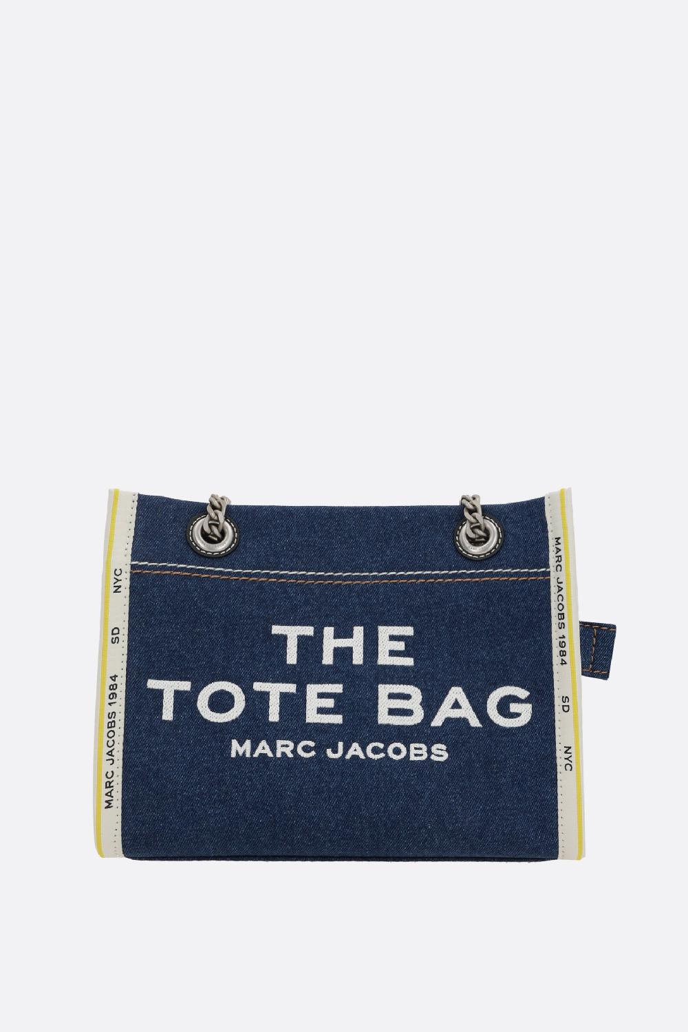 MARC JACOBS borsa The Denim Chain Small Tote Offerte stagionali
