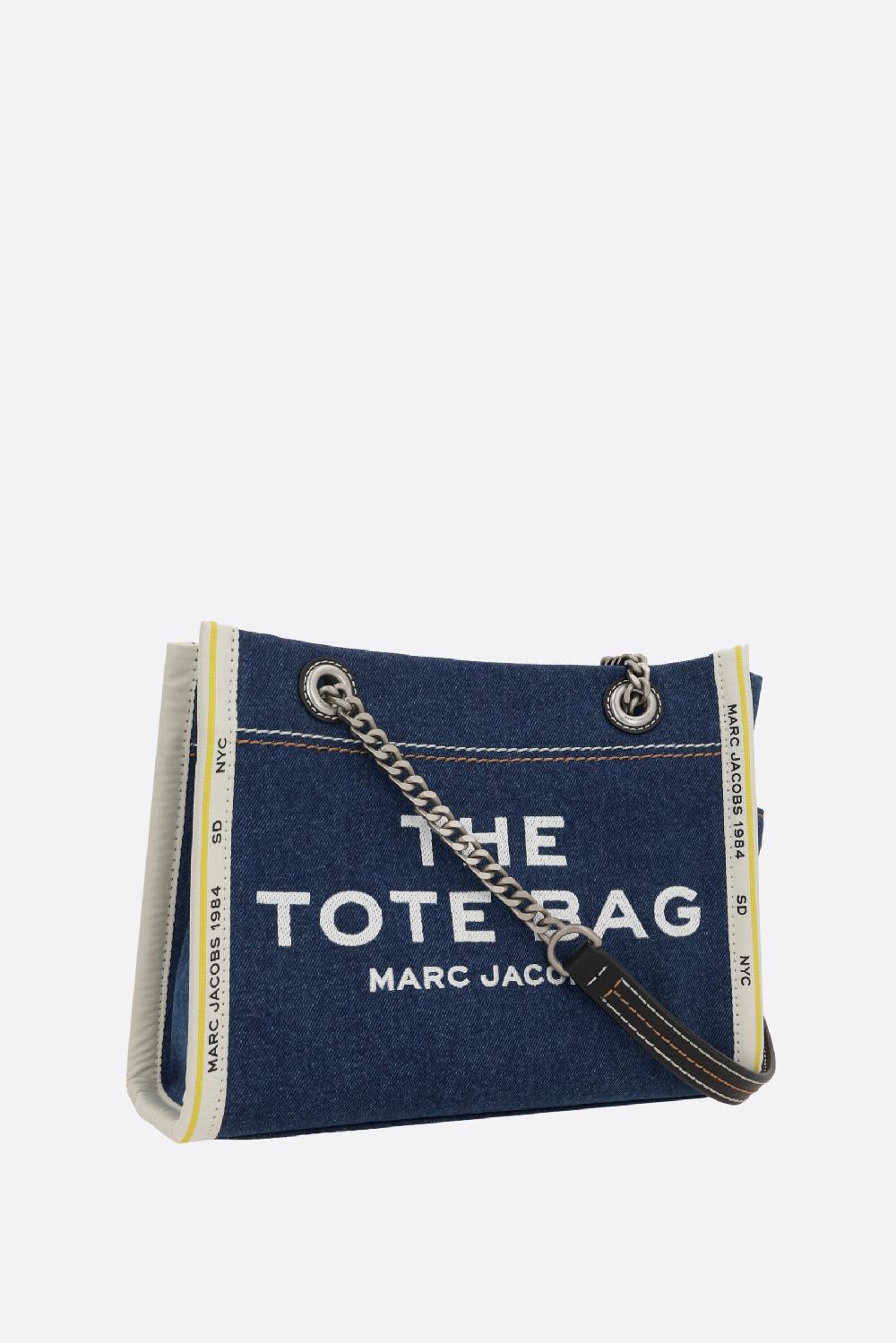 MARC JACOBS borsa The Denim Chain Small Tote Offerte stagionali