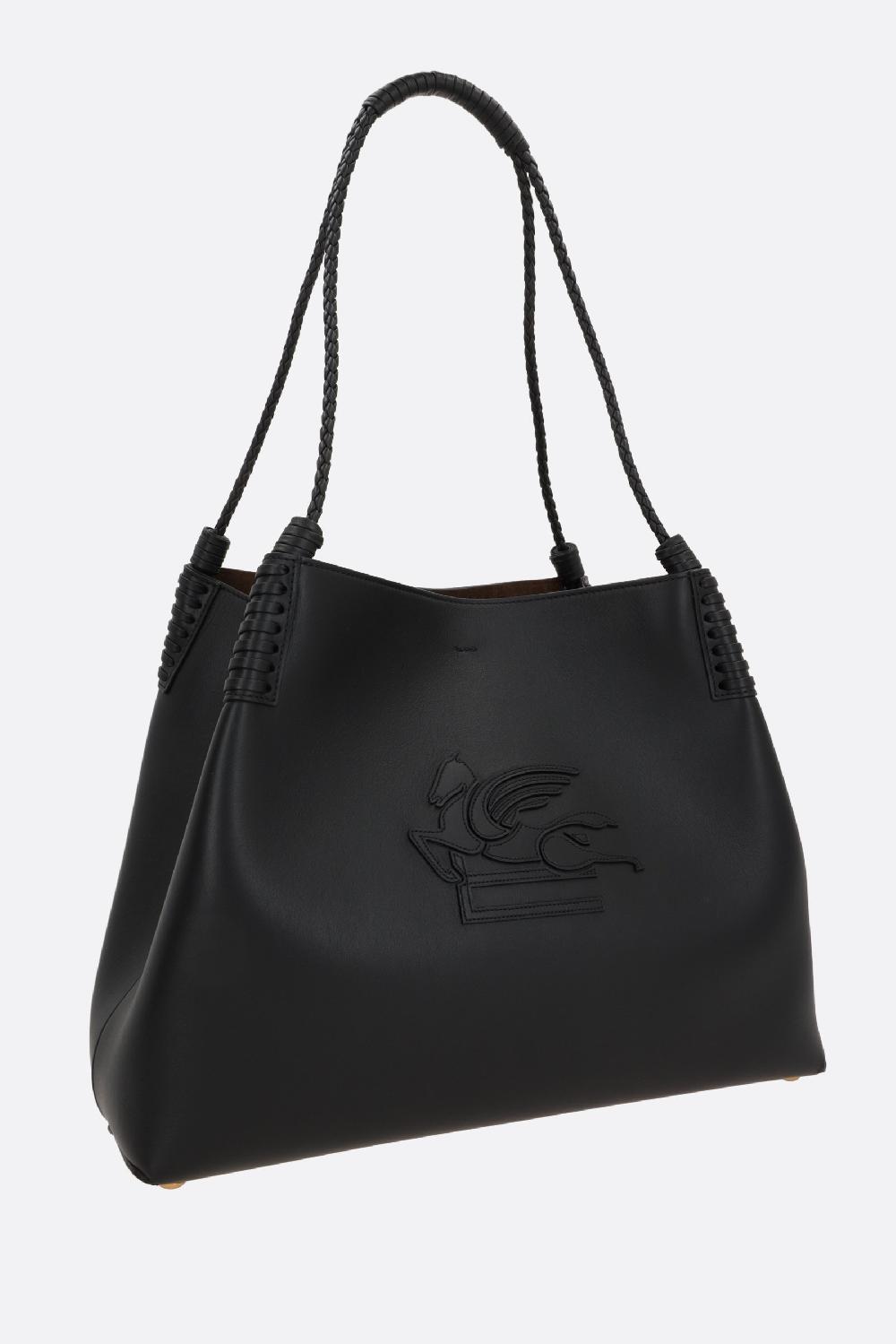 ETRO borsa shopping Libra media in pelle liscia Liquidazione