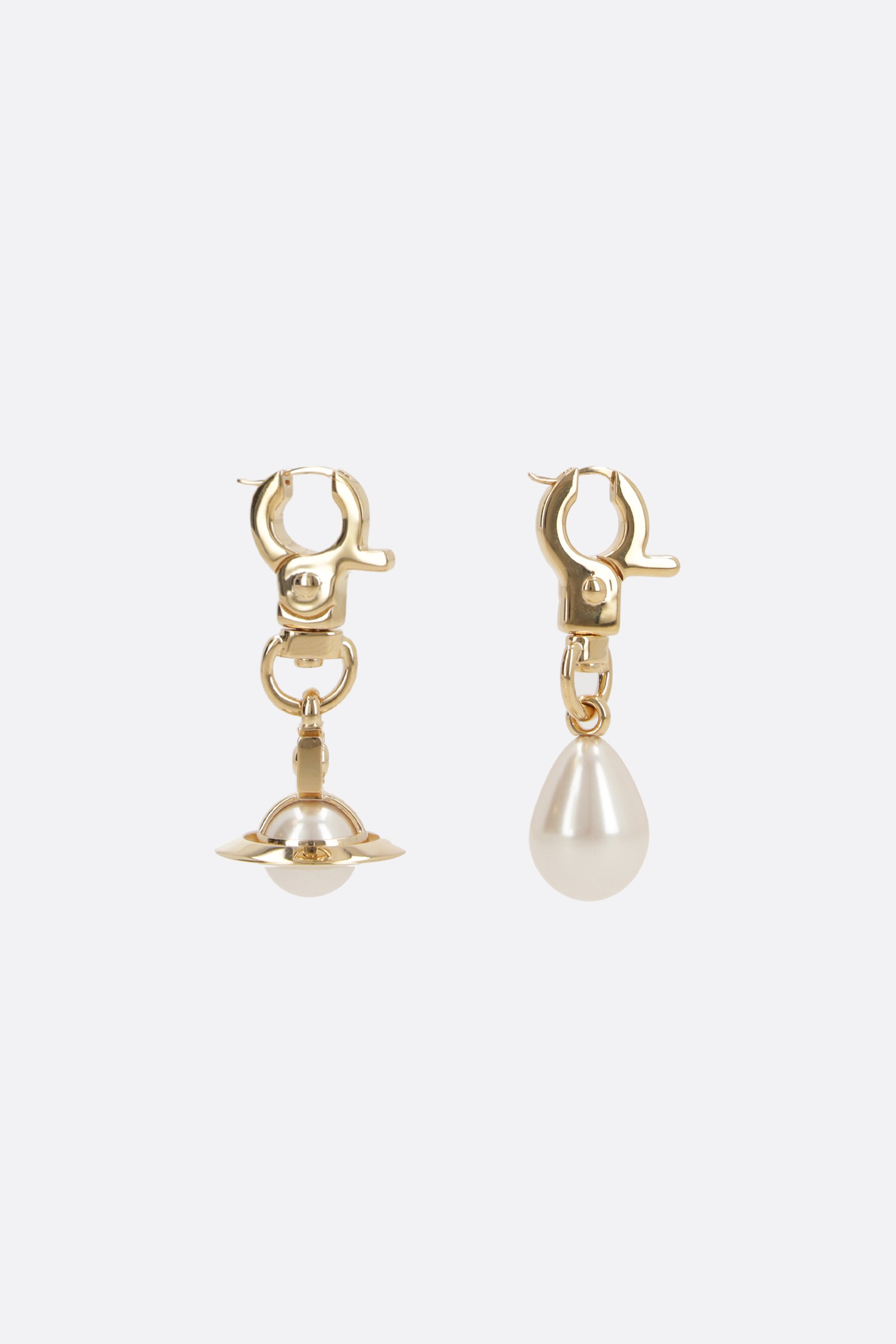 VIVIENNE WESTWOOD orecchini Claude in ottone