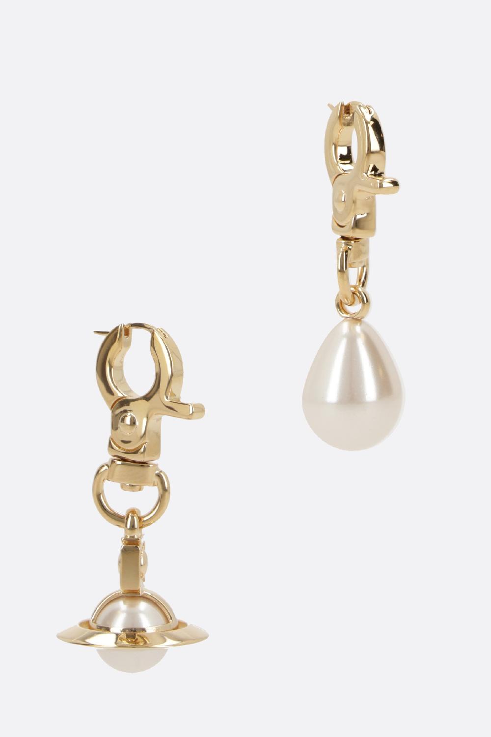 VIVIENNE WESTWOOD orecchini Claude in ottone Enormi risparmi