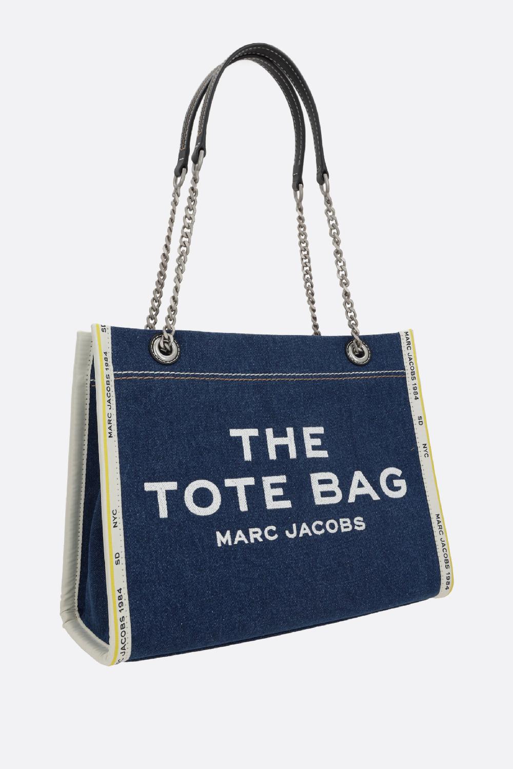 MARC JACOBS The Denim Chain Medium Tote bag Prezzo basso