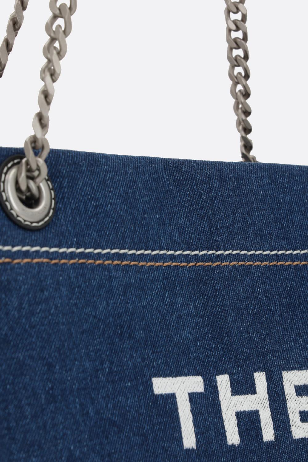 MARC JACOBS The Denim Chain Medium Tote bag Prezzo basso