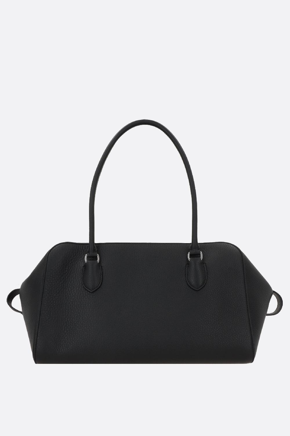 THE ROW borsa a mano EW Bowling in pelle martellata ACQUISTA ORA