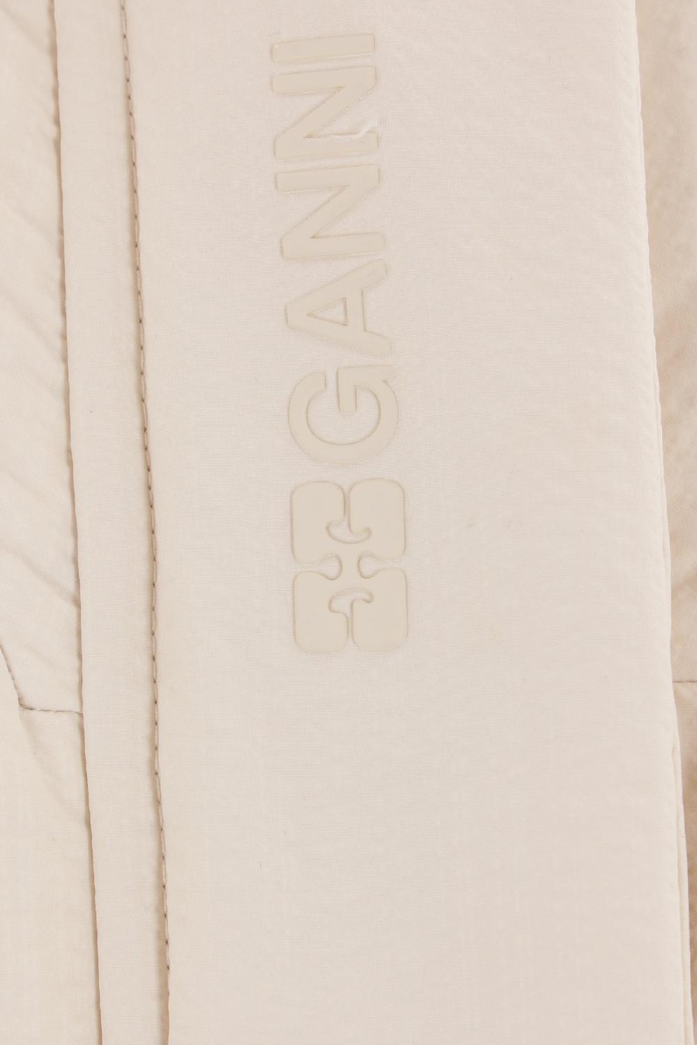 GANNI piumino oversize in seersucker tecnico Only for today