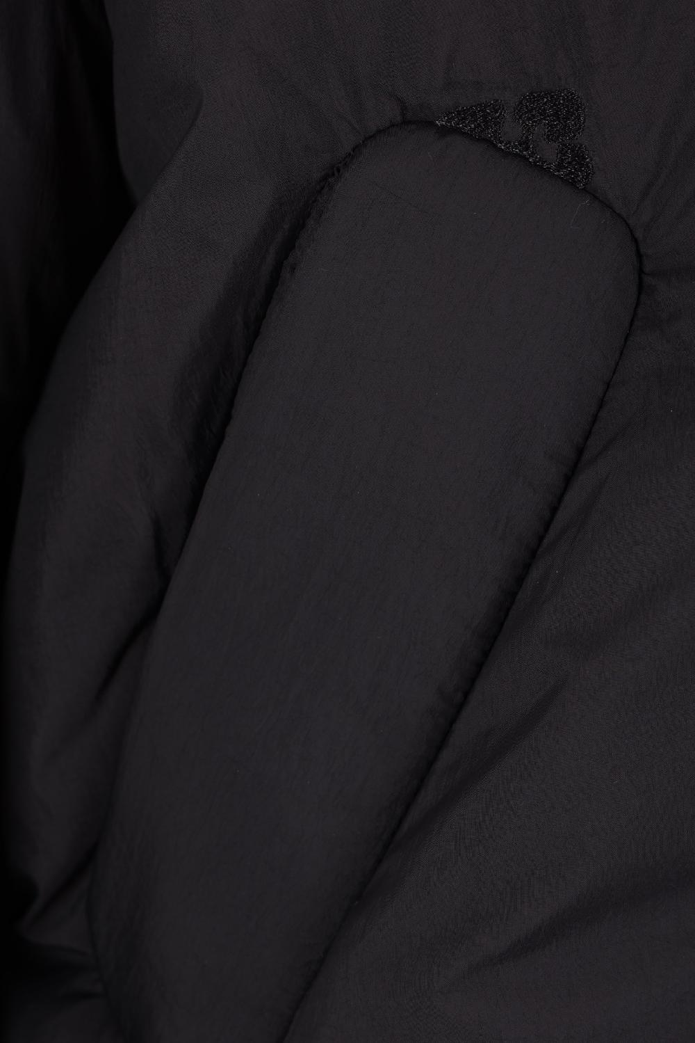 GANNI piumino cropped in nylon ricamo logo Sostegno trimestrale