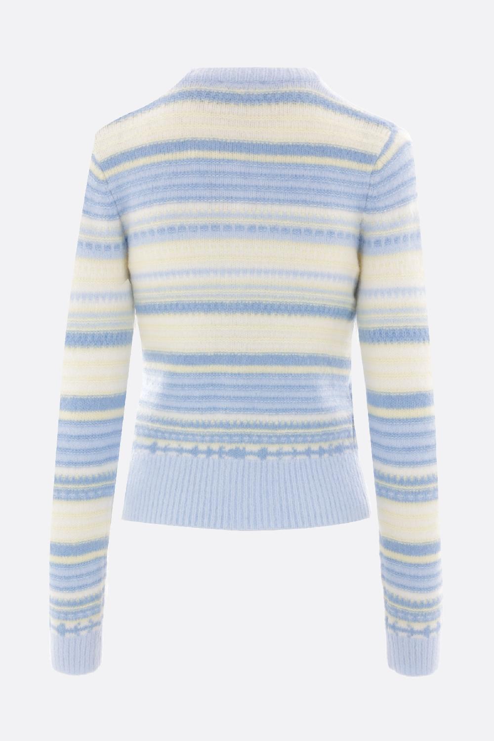 GANNI cardigan in misto alpaca e lana Enormi sconti