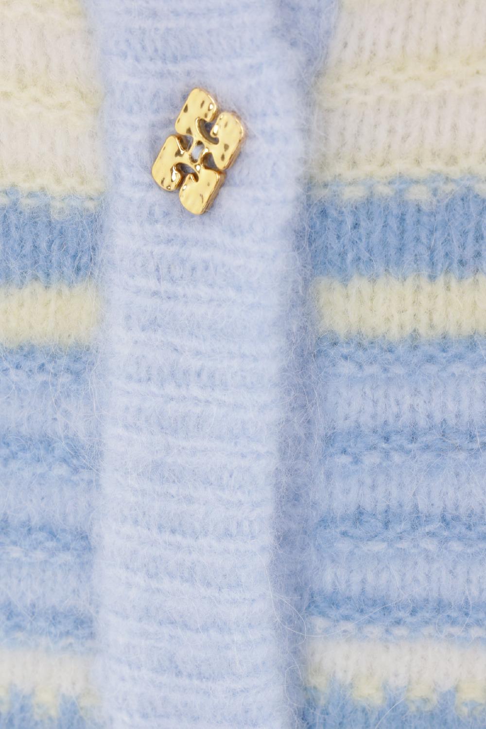 GANNI cardigan in misto alpaca e lana Enormi sconti