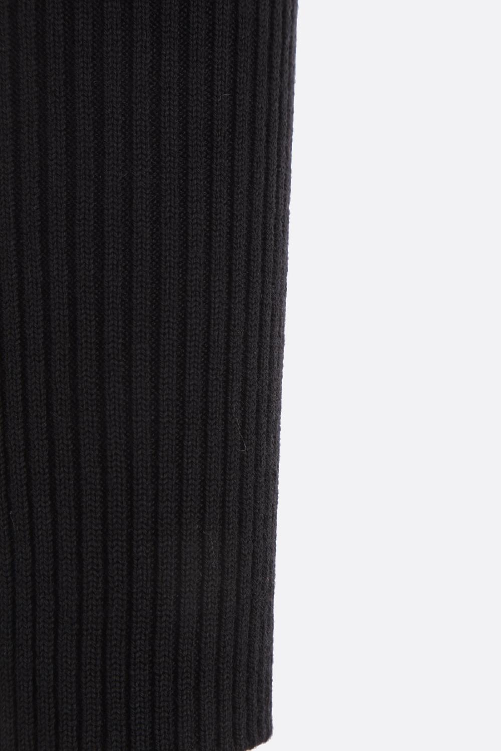 ALEXANDER McQUEEN pullover in lana stretch con cut-out In vendita